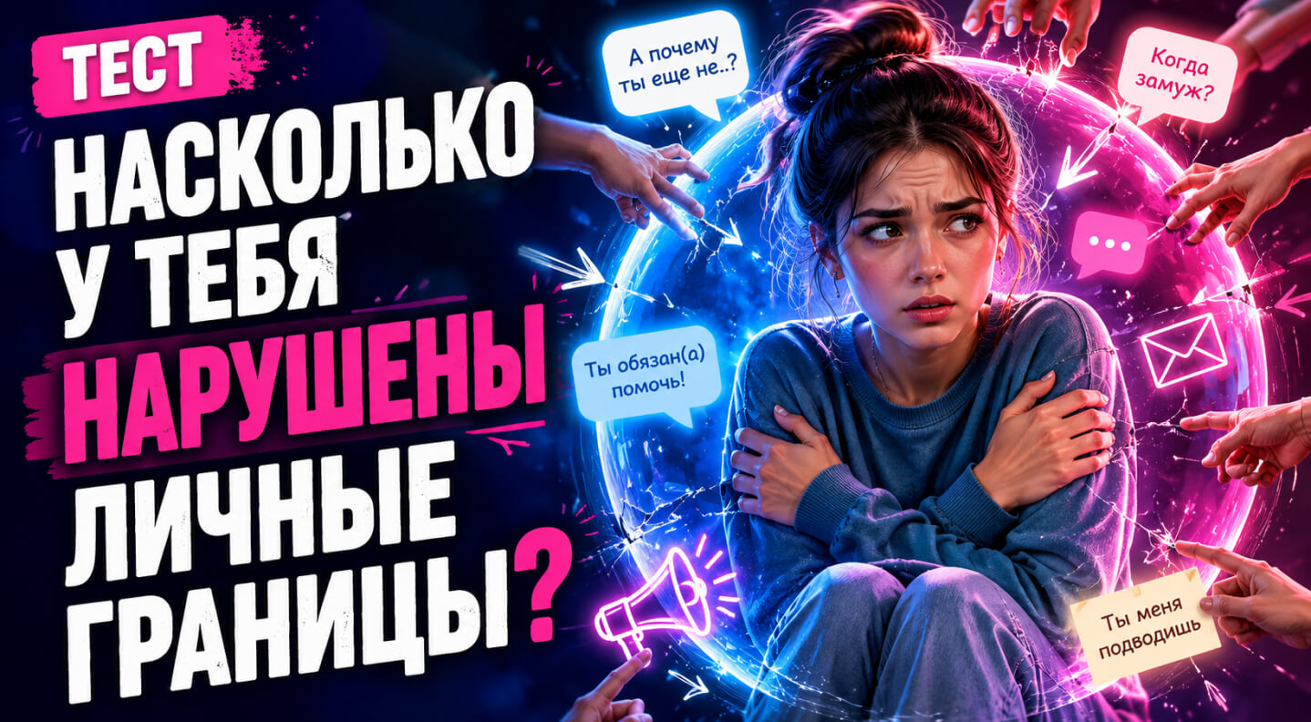 Насколько у тебя нарушены личные границы?